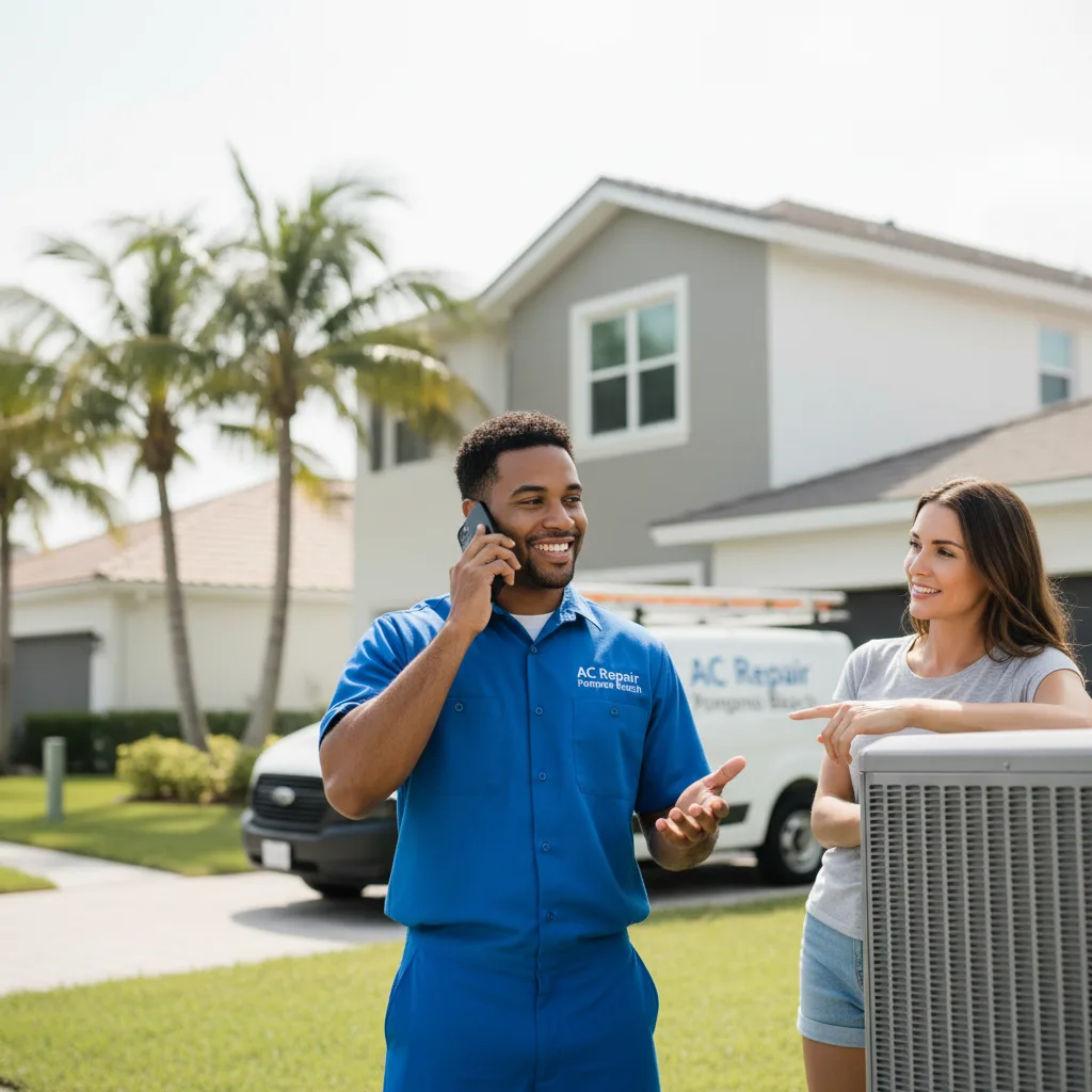 AC Repair Pompano Beach customer support in Purchase